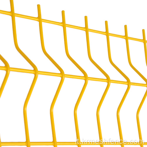 Azienda di recinzione di piegatura a triangolo di filo saldato zincato 1x1